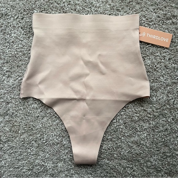 NWT ThirdLove Sculpt Thong Blush Small - Picture 4 of 8